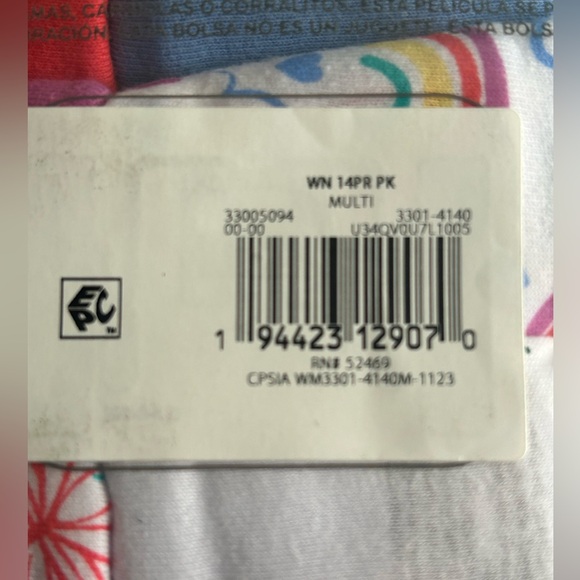 Wonder Nation Girls Hipster Underware Size 16.( bundle) 2Pk / 28 Pcs Total - Picture 4 of 4